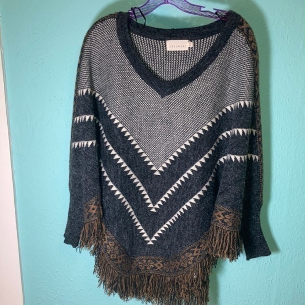 Dreamers Poncho Sweater